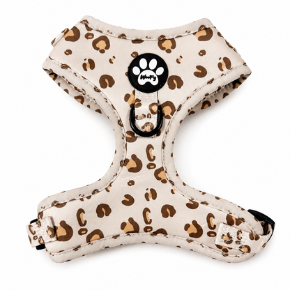 Set Completo - Beige Safari - Pettorina + Guinzaglio + Porta Sacchetti
