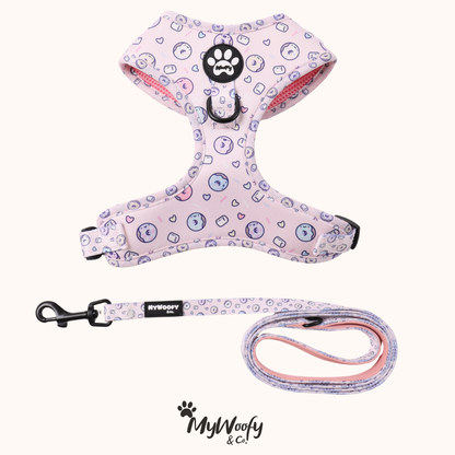 Set Passeggiata - Sweet Donut - Pettorina + Guinzaglio