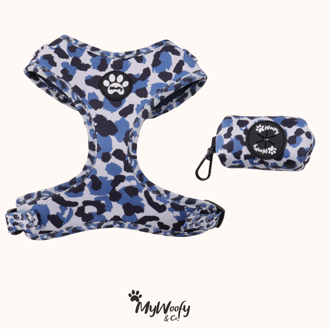 Set Essentials - Blue Wild - Pettorina + Porta Sacchetti